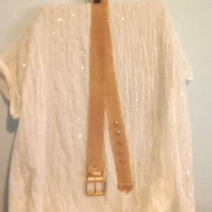 Gold Metal Mesh Belt